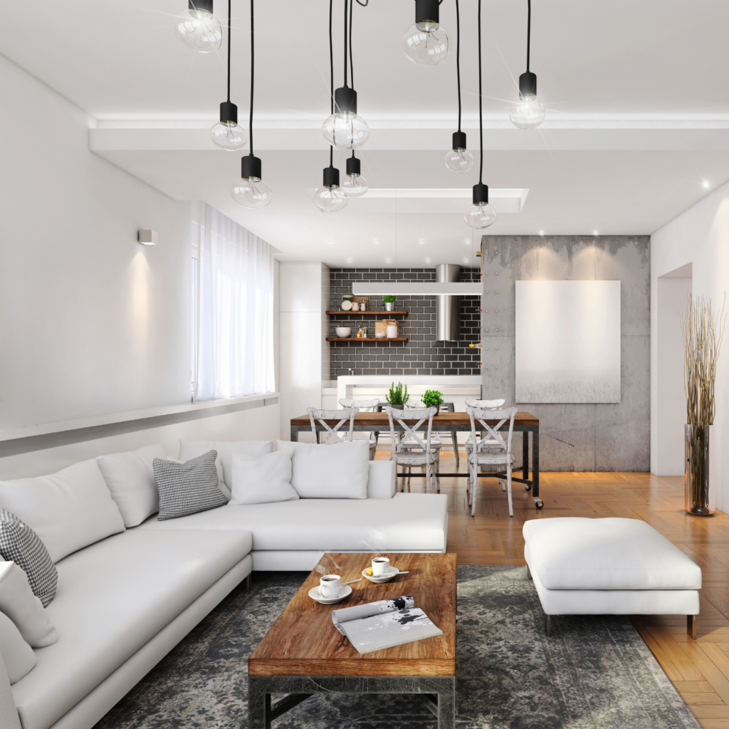 oświetlenie w apartamencie